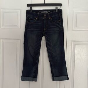 American eagle artist crop jeans